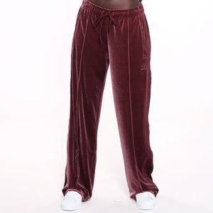 adidas Originals Velvet Sailor Track Pant in Maroon (S)